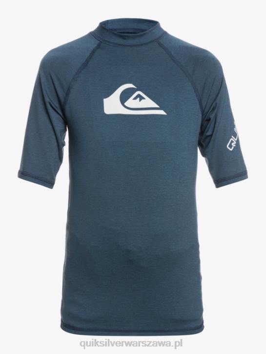 chłopcy Quiksilver Koszulka surfingowa all time ss, młodzieżowa, s/sl, 8-16 4DBV2061 granatowa marynarka wrzosowa