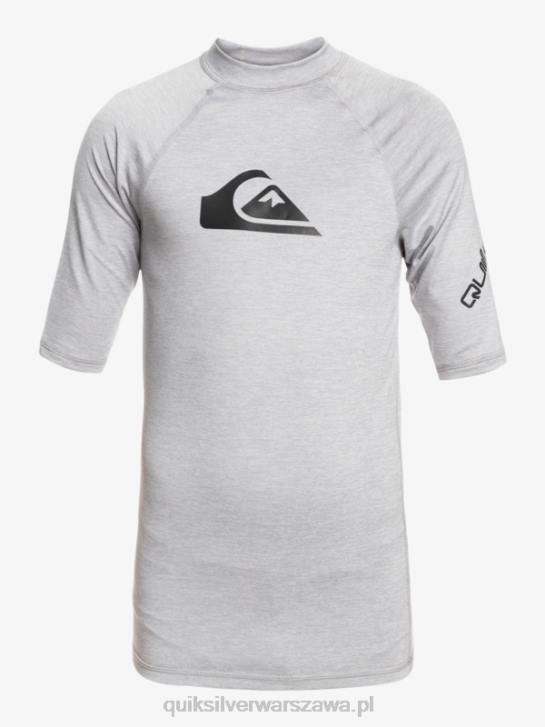 chłopcy Quiksilver Koszulka surfingowa all time ss, młodzieżowa, s/sl, 8-16 4DBV2062 wrzos ze śniegiem