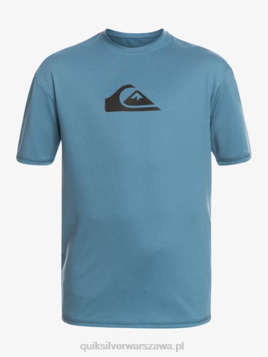 chłopcy Quiksilver T-shirt surfingowy 8-16 solid smuga z krótkim rękawem i upf 50 4DBV2138 prowansalski
