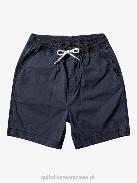 chłopcy Quiksilver 8-16 Taxer 15 szorty z elastyczną talią 4DBV2079 czarny