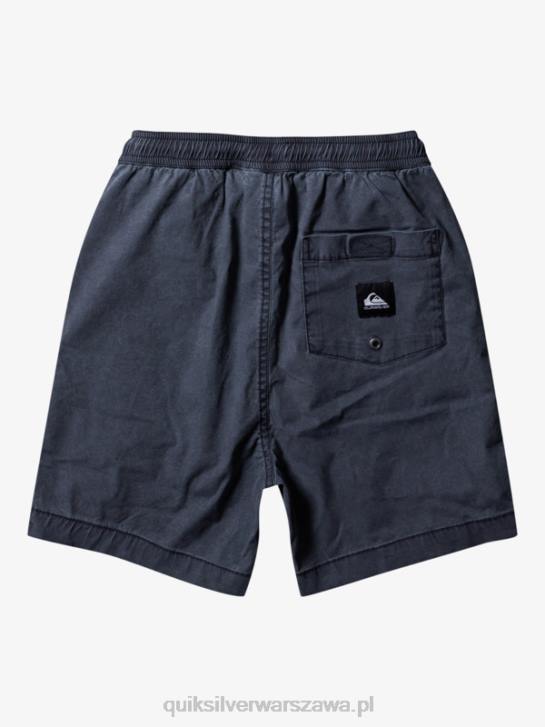 chłopcy Quiksilver 8-16 Taxer 15 szorty z elastyczną talią 4DBV2079 czarny