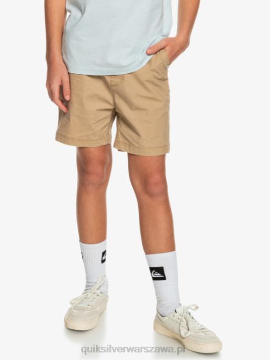 chłopcy Quiksilver 8-16 Taxer 15 szorty z elastyczną talią 4DBV2080 plac