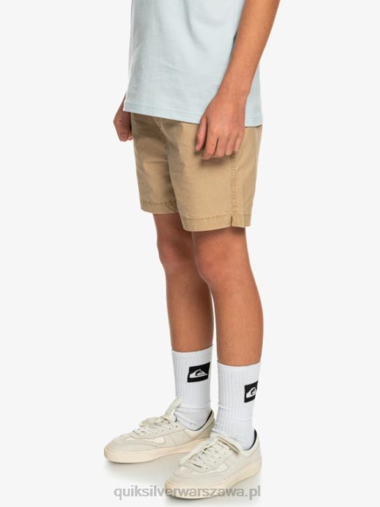chłopcy Quiksilver 8-16 Taxer 15 szorty z elastyczną talią 4DBV2080 plac