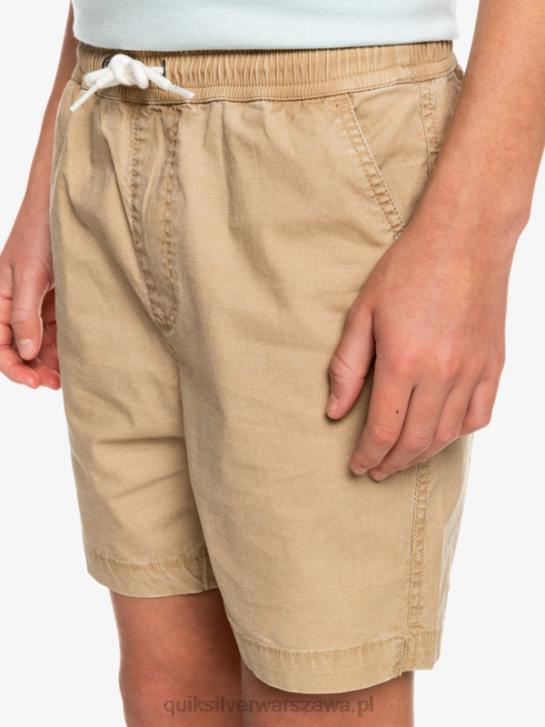chłopcy Quiksilver 8-16 Taxer 15 szorty z elastyczną talią 4DBV2080 plac
