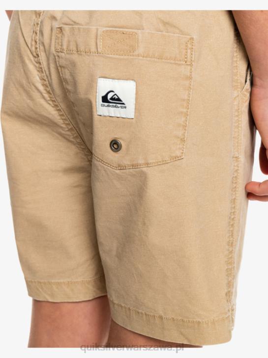 chłopcy Quiksilver 8-16 Taxer 15 szorty z elastyczną talią 4DBV2080 plac
