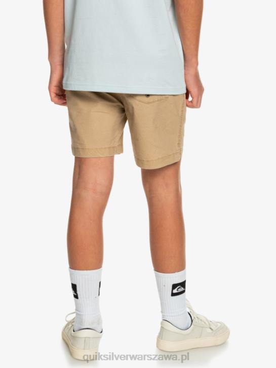 chłopcy Quiksilver 8-16 Taxer 15 szorty z elastyczną talią 4DBV2080 plac