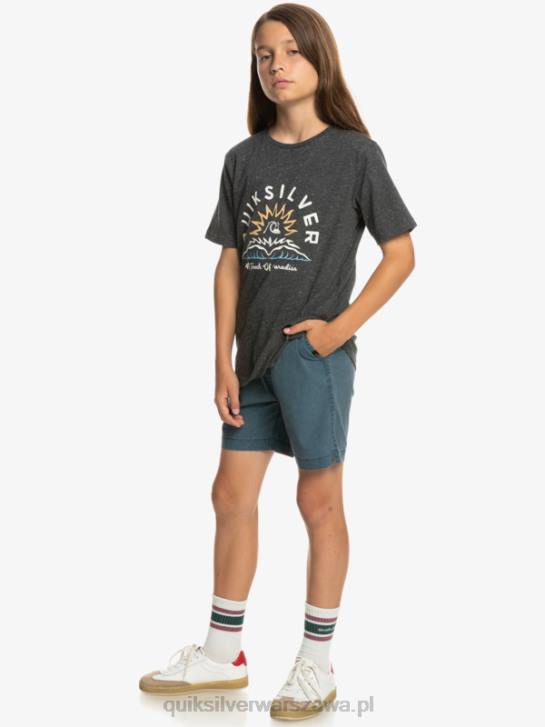 chłopcy Quiksilver 8-16 Taxer 15 szorty z elastyczną talią 4DBV2081 marynarka o północy
