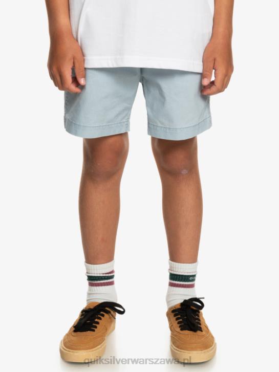 chłopcy Quiksilver 8-16 Taxer 15 szorty z elastyczną talią 4DBV2082 niebiański błękit