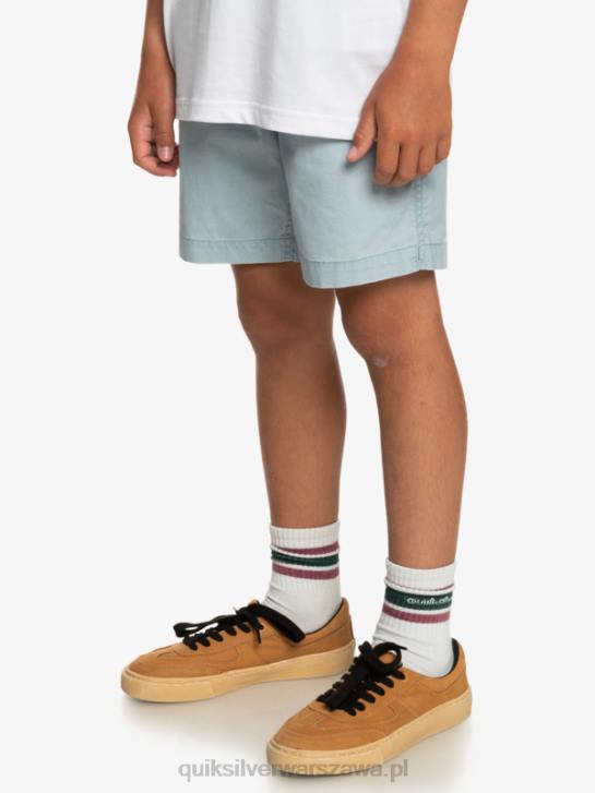 chłopcy Quiksilver 8-16 Taxer 15 szorty z elastyczną talią 4DBV2082 niebiański błękit