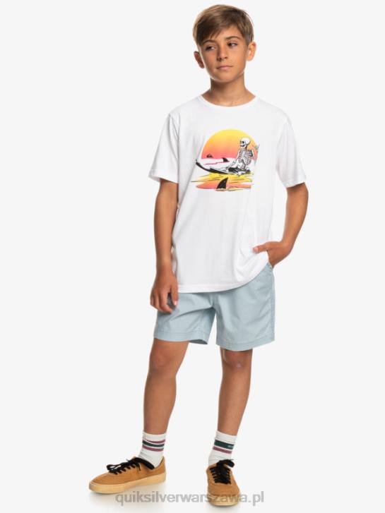 chłopcy Quiksilver 8-16 Taxer 15 szorty z elastyczną talią 4DBV2082 niebiański błękit