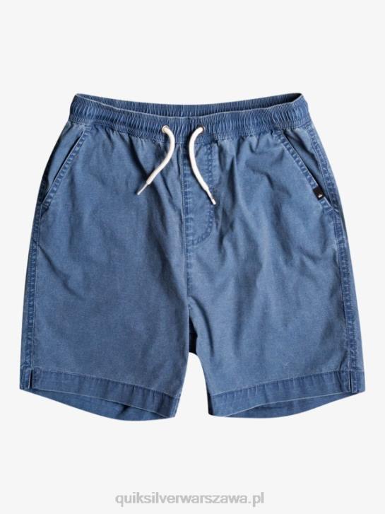 chłopcy Quiksilver 8-16 Taxer 15 szorty z elastyczną talią 4DBV2083 insygnia niebieskie