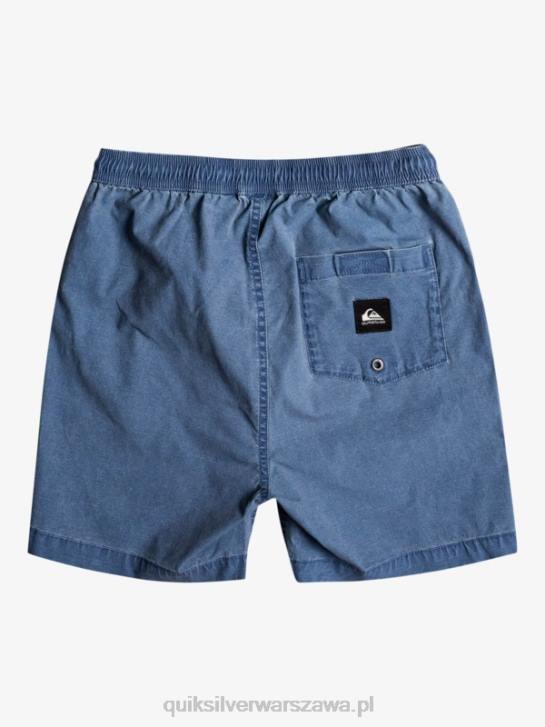 chłopcy Quiksilver 8-16 Taxer 15 szorty z elastyczną talią 4DBV2083 insygnia niebieskie