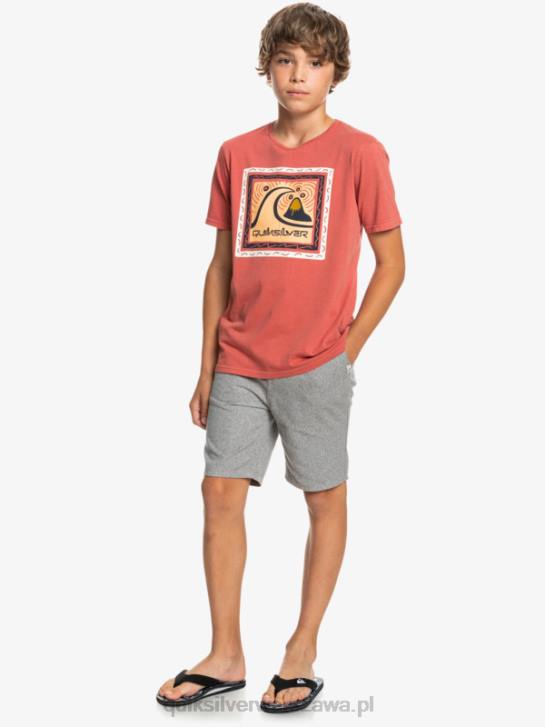 chłopcy Quiksilver 8-16 codzienne 17 chinosy 4DBV2286 jasnoszary wrzos