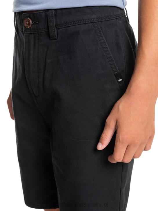 chłopcy Quiksilver 8-16 codzienne 17 chinosy 4DBV2287 czarny