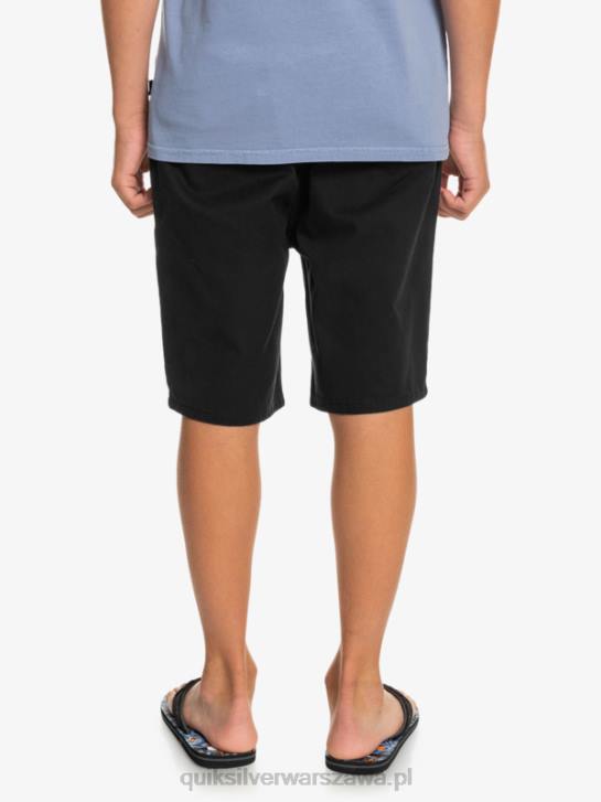 chłopcy Quiksilver 8-16 codzienne 17 chinosy 4DBV2287 czarny