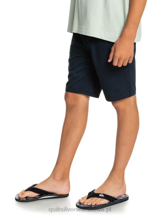 chłopcy Quiksilver 8-16 codzienne 17 chinosy 4DBV2289 granatowa marynarka