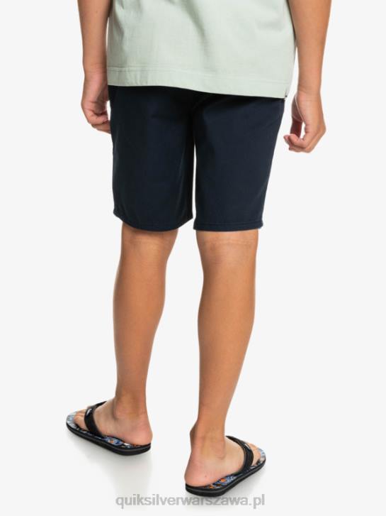 chłopcy Quiksilver 8-16 codzienne 17 chinosy 4DBV2289 granatowa marynarka