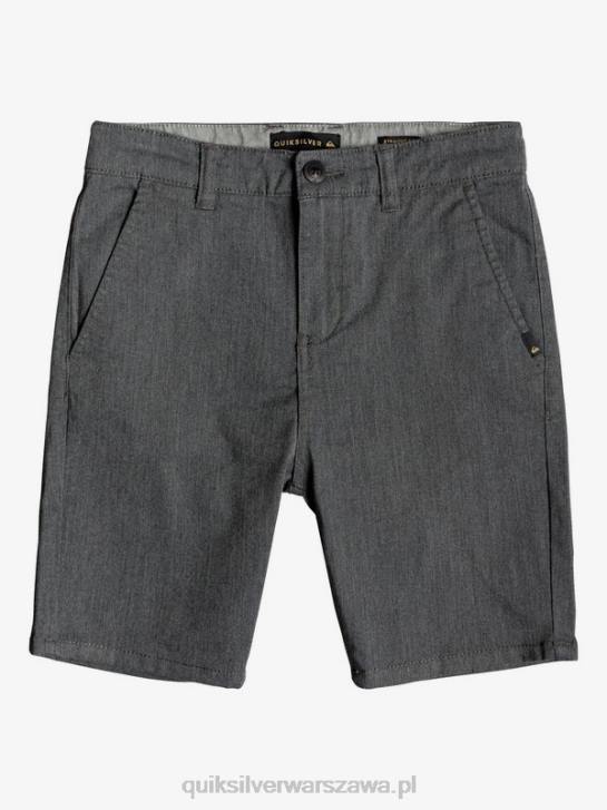 chłopcy Quiksilver 8-16 nowe szorty typu chino na co dzień 4DBV2279 ciemnoszary wrzos