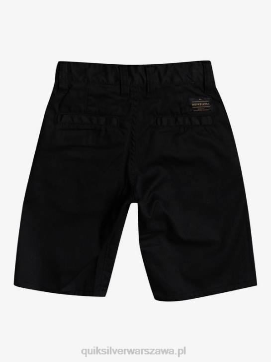 chłopcy Quiksilver Elastyczne chinosy 2-7 na co dzień 4DBV2102 czarny