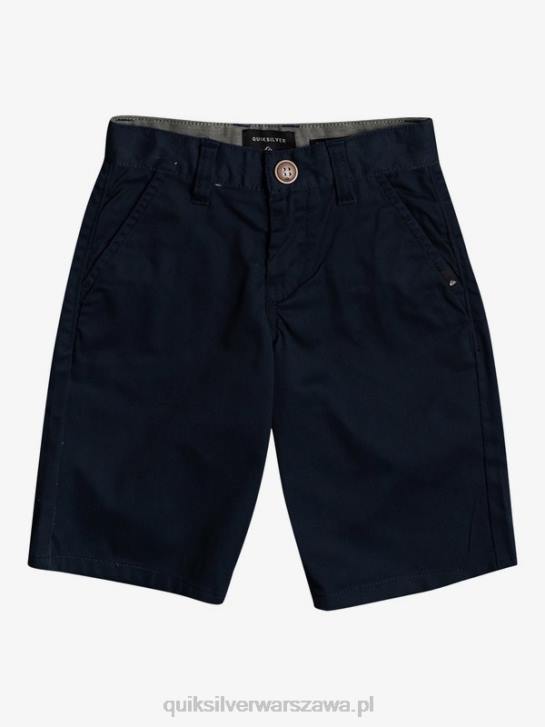 chłopcy Quiksilver Elastyczne chinosy 2-7 na co dzień 4DBV2104 granatowa marynarka