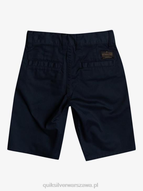 chłopcy Quiksilver Elastyczne chinosy 2-7 na co dzień 4DBV2104 granatowa marynarka