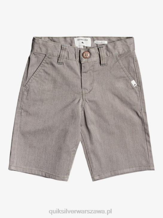 chłopcy Quiksilver Elastyczne chinosy 2-7 na co dzień 4DBV2105 jasnoszary wrzos
