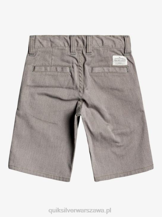 chłopcy Quiksilver Elastyczne chinosy 2-7 na co dzień 4DBV2105 jasnoszary wrzos