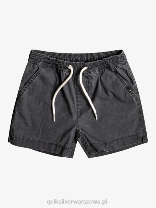 chłopcy Quiksilver Elastyczne szorty 2-7 taksówek 4DBV2214 czarny