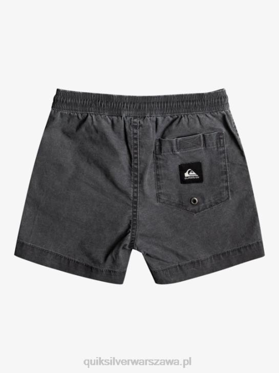 chłopcy Quiksilver Elastyczne szorty 2-7 taksówek 4DBV2214 czarny