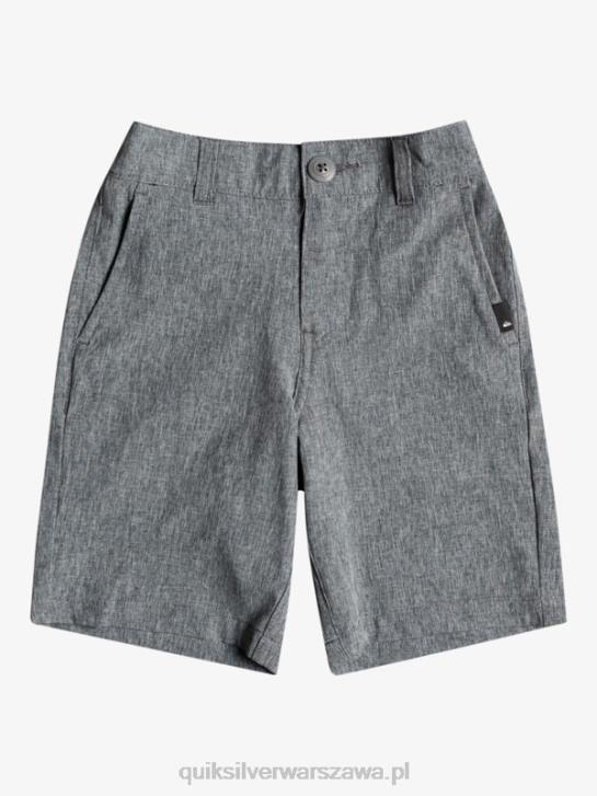 chłopcy Quiksilver Hybrydowe szorty 2-7 Union Heather Amphibian 14 4DBV2333 czarny