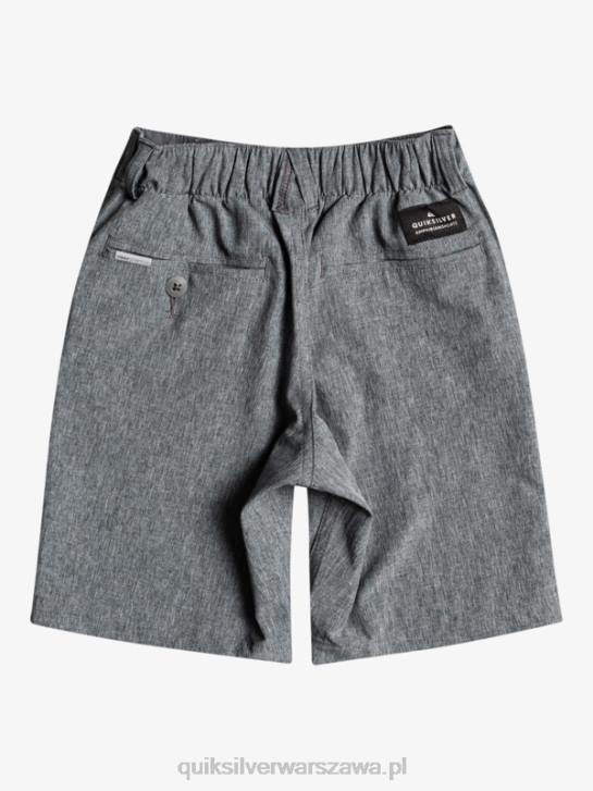 chłopcy Quiksilver Hybrydowe szorty 2-7 Union Heather Amphibian 14 4DBV2333 czarny