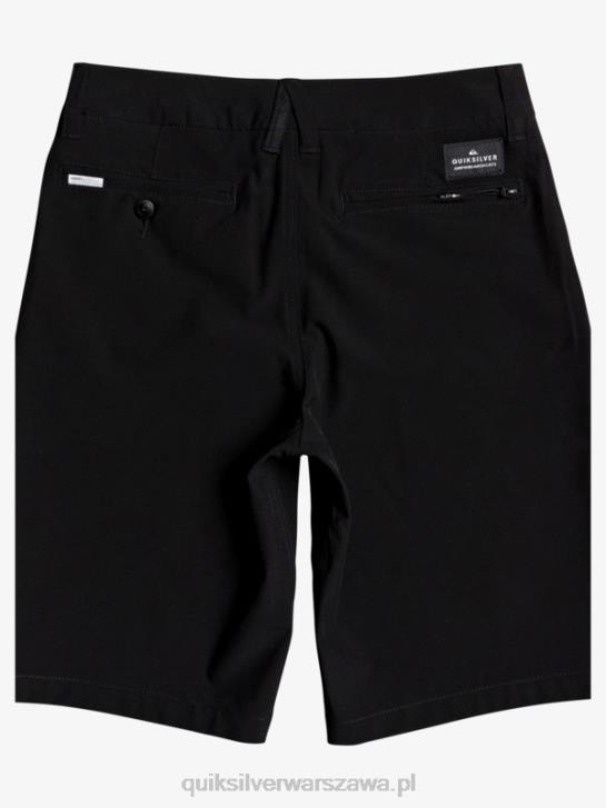 chłopcy Quiksilver Hybrydowe szorty 8-16 Union Amphibian 19 4DBV2237 czarny