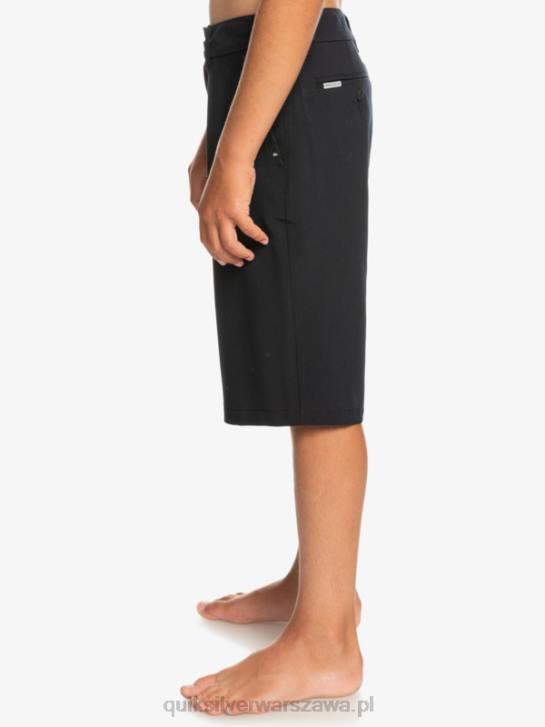 chłopcy Quiksilver Hybrydowe szorty 8-16 Union Amphibian 19 4DBV2237 czarny