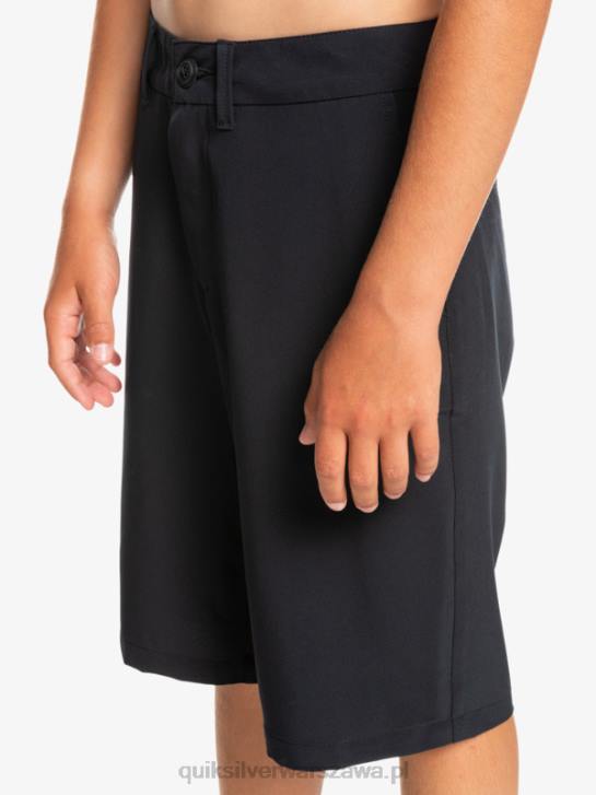 chłopcy Quiksilver Hybrydowe szorty 8-16 Union Amphibian 19 4DBV2237 czarny