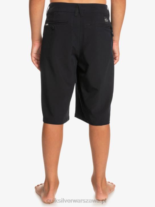 chłopcy Quiksilver Hybrydowe szorty 8-16 Union Amphibian 19 4DBV2237 czarny