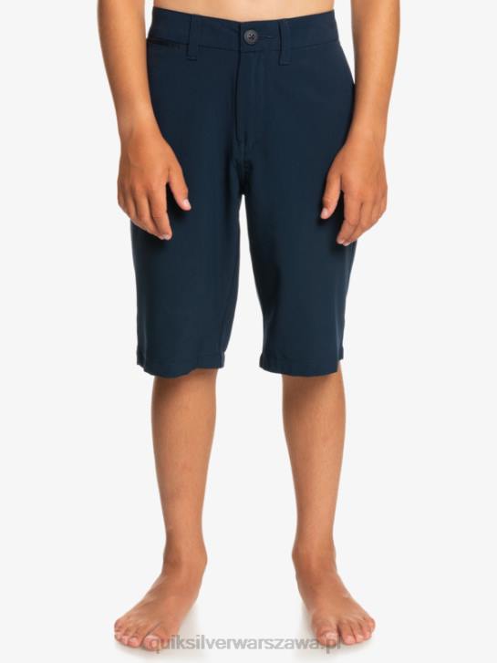 chłopcy Quiksilver Hybrydowe szorty 8-16 Union Amphibian 19 4DBV2238 granatowa marynarka