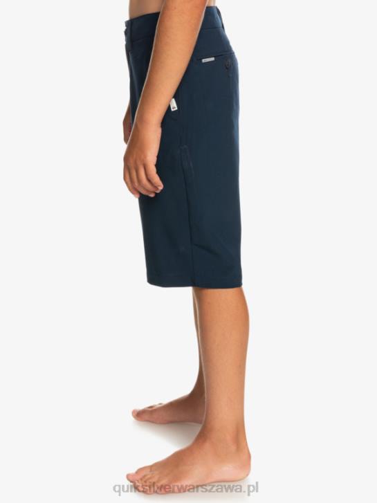 chłopcy Quiksilver Hybrydowe szorty 8-16 Union Amphibian 19 4DBV2238 granatowa marynarka