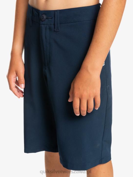 chłopcy Quiksilver Hybrydowe szorty 8-16 Union Amphibian 19 4DBV2238 granatowa marynarka