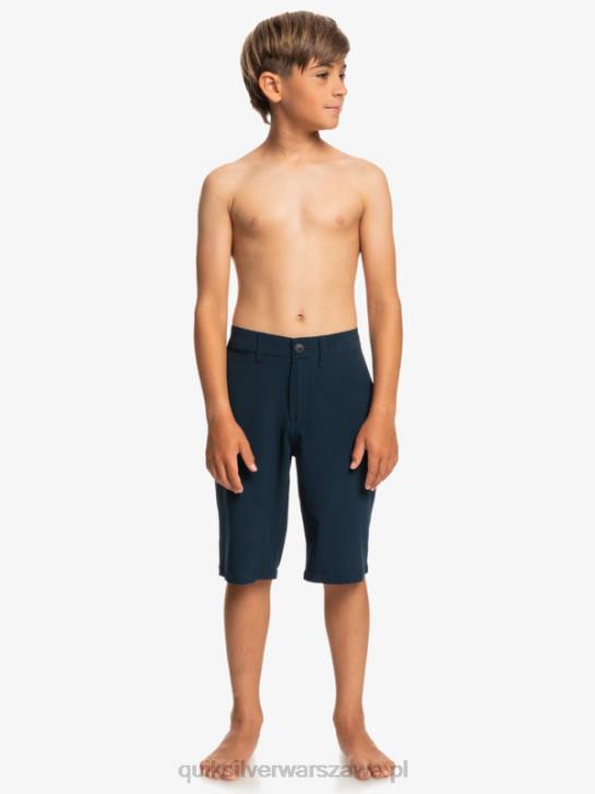 chłopcy Quiksilver Hybrydowe szorty 8-16 Union Amphibian 19 4DBV2238 granatowa marynarka