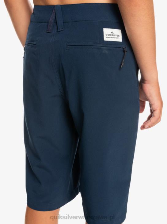 chłopcy Quiksilver Hybrydowe szorty 8-16 Union Amphibian 19 4DBV2238 granatowa marynarka