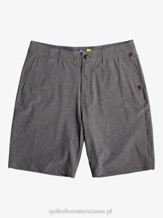 chłopcy Quiksilver Hybrydowe szorty 8-16 Union Heather Amphibian 19 4DBV2313 czarny