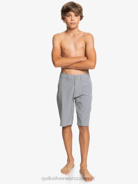chłopcy Quiksilver Hybrydowe szorty 8-16 Union Heather Amphibian 19 4DBV2314 śnieg z deszczem