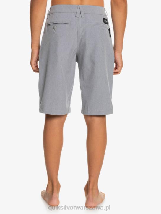 chłopcy Quiksilver Hybrydowe szorty 8-16 Union Heather Amphibian 19 4DBV2314 śnieg z deszczem