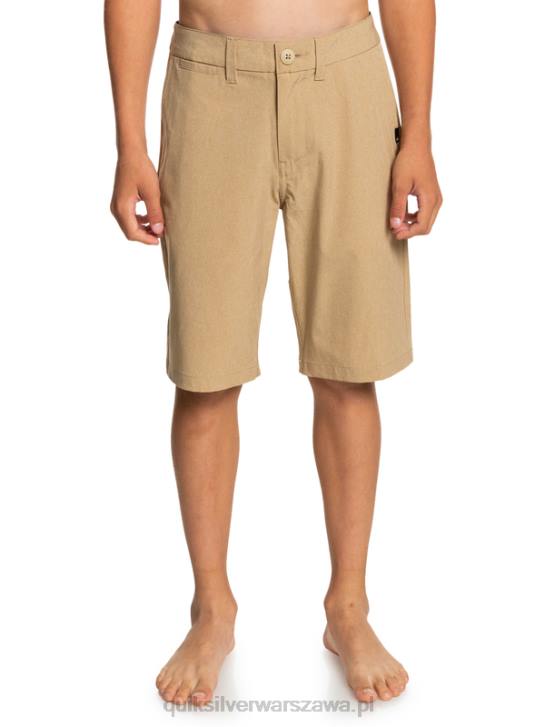 chłopcy Quiksilver Hybrydowe szorty 8-16 Union Heather Amphibian 19 4DBV2315 plac