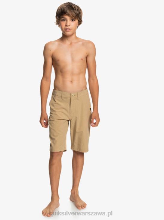 chłopcy Quiksilver Hybrydowe szorty 8-16 Union Heather Amphibian 19 4DBV2315 plac