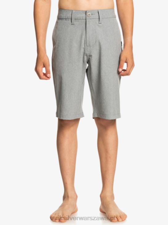 chłopcy Quiksilver Hybrydowe szorty 8-16 Union Heather Amphibian 19 4DBV2326 śnieg z deszczem