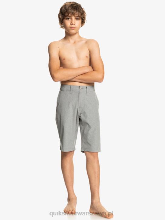 chłopcy Quiksilver Hybrydowe szorty 8-16 Union Heather Amphibian 19 4DBV2326 śnieg z deszczem
