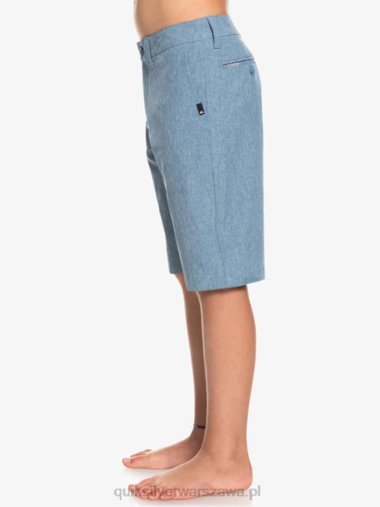 chłopcy Quiksilver Hybrydowe szorty 8-16 Union Heather Amphibian 19 4DBV2327 kapitanowie niebiescy