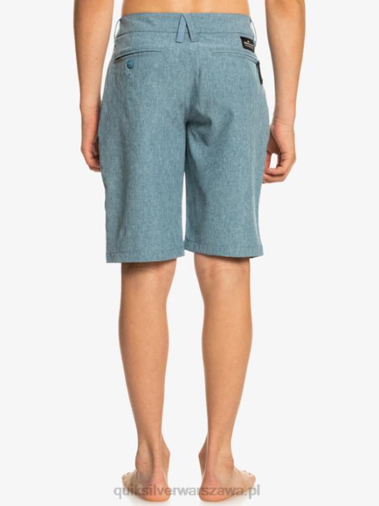 chłopcy Quiksilver Hybrydowe szorty 8-16 Union Heather Amphibian 19 4DBV2327 kapitanowie niebiescy