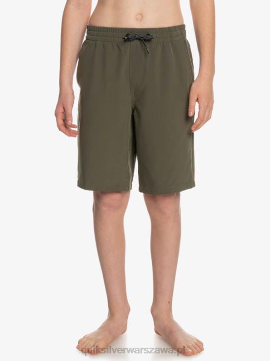 chłopcy Quiksilver Hybrydowe szorty amph yth 18 8-16 Ocean Elastic 4DBV2255 liść winogronowy